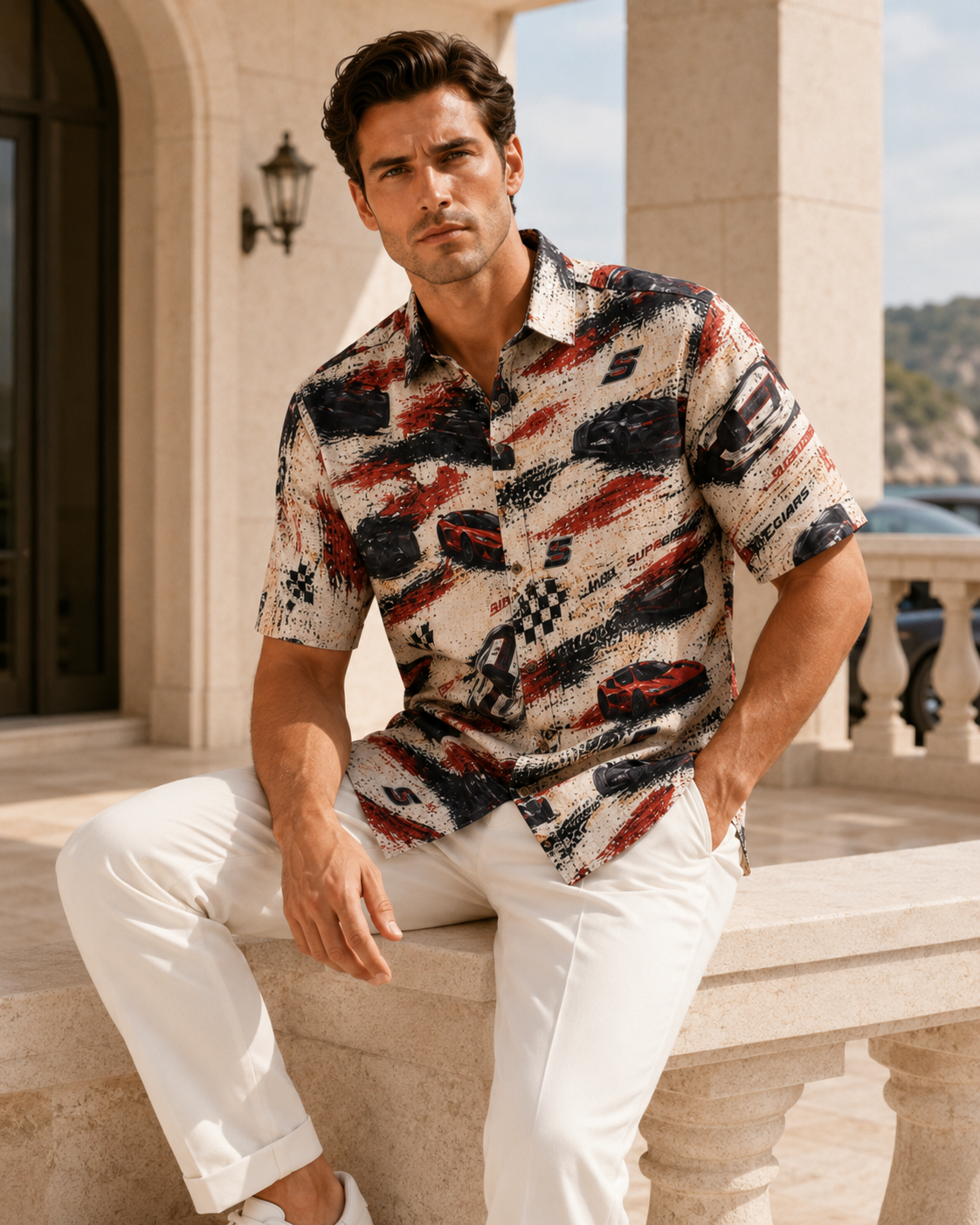 Velocity Supercar Print Shirt