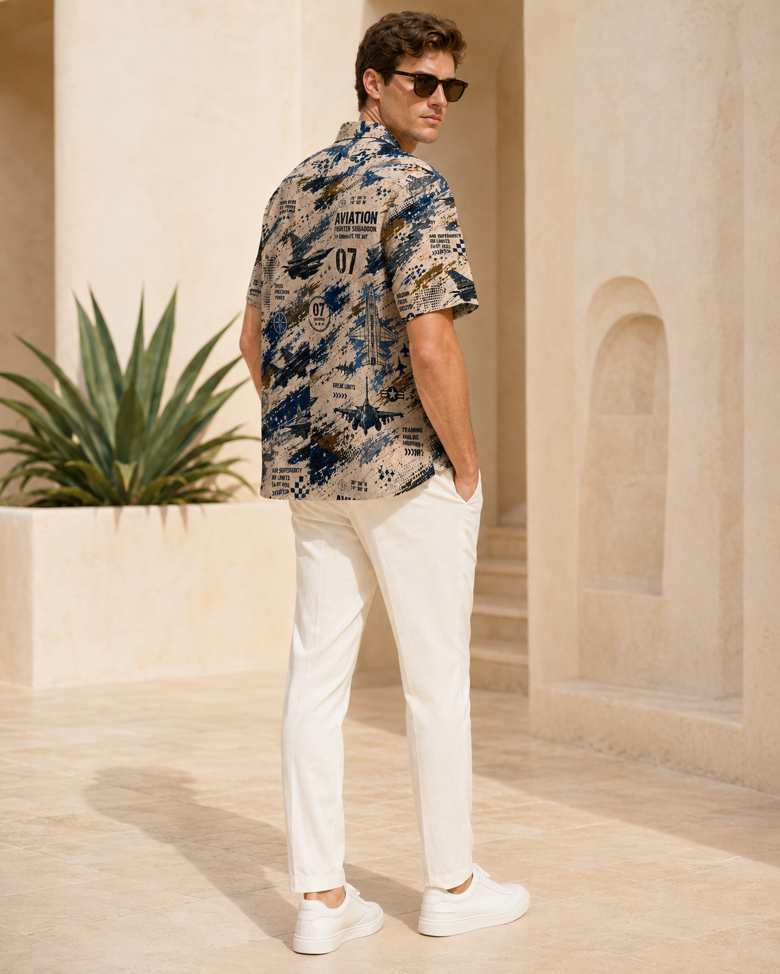 Aviation Squadron Resort Men's Shirt