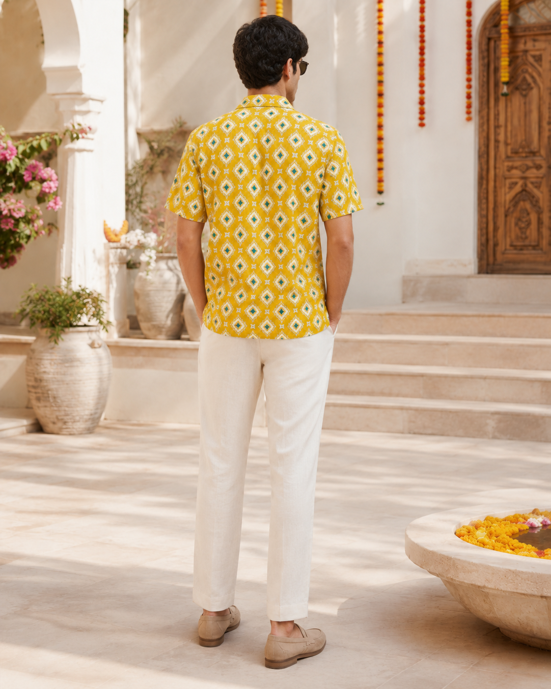 Aegean Mosaic Resort Shirt