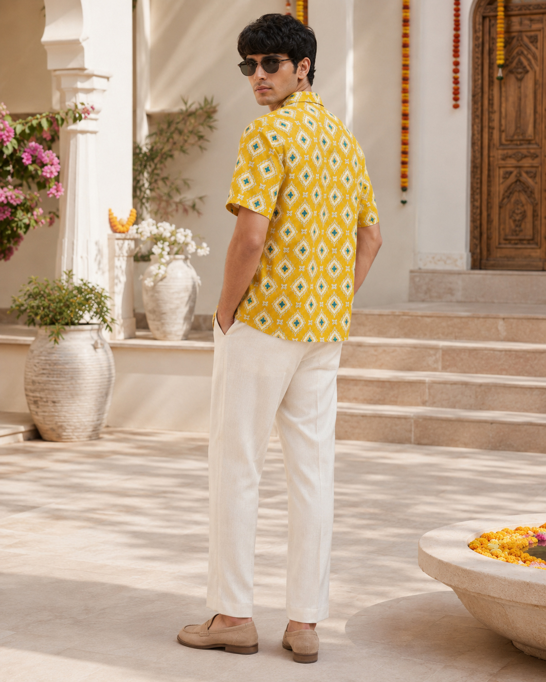 Aegean Mosaic Resort Shirt