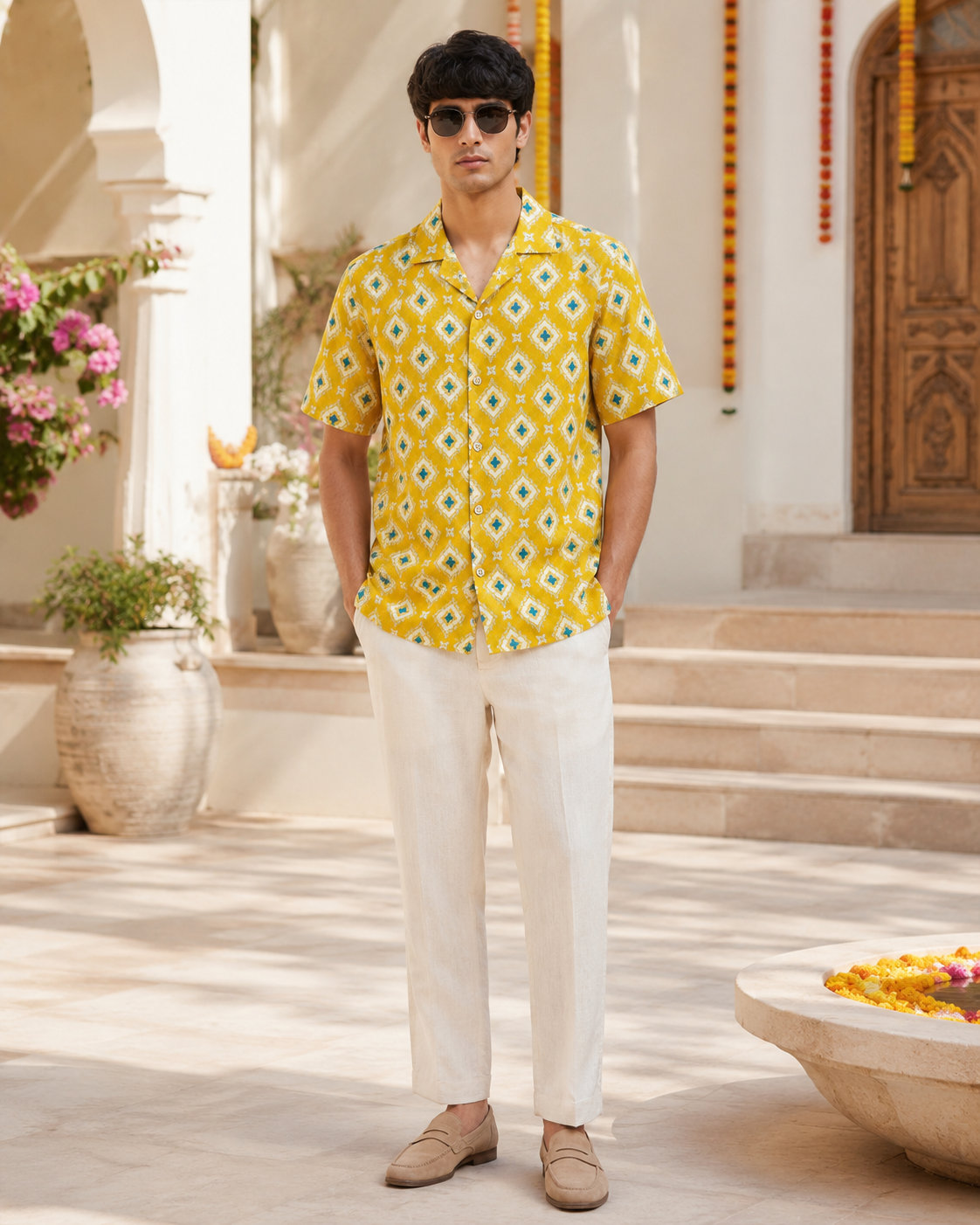 Aegean Mosaic Resort Shirt