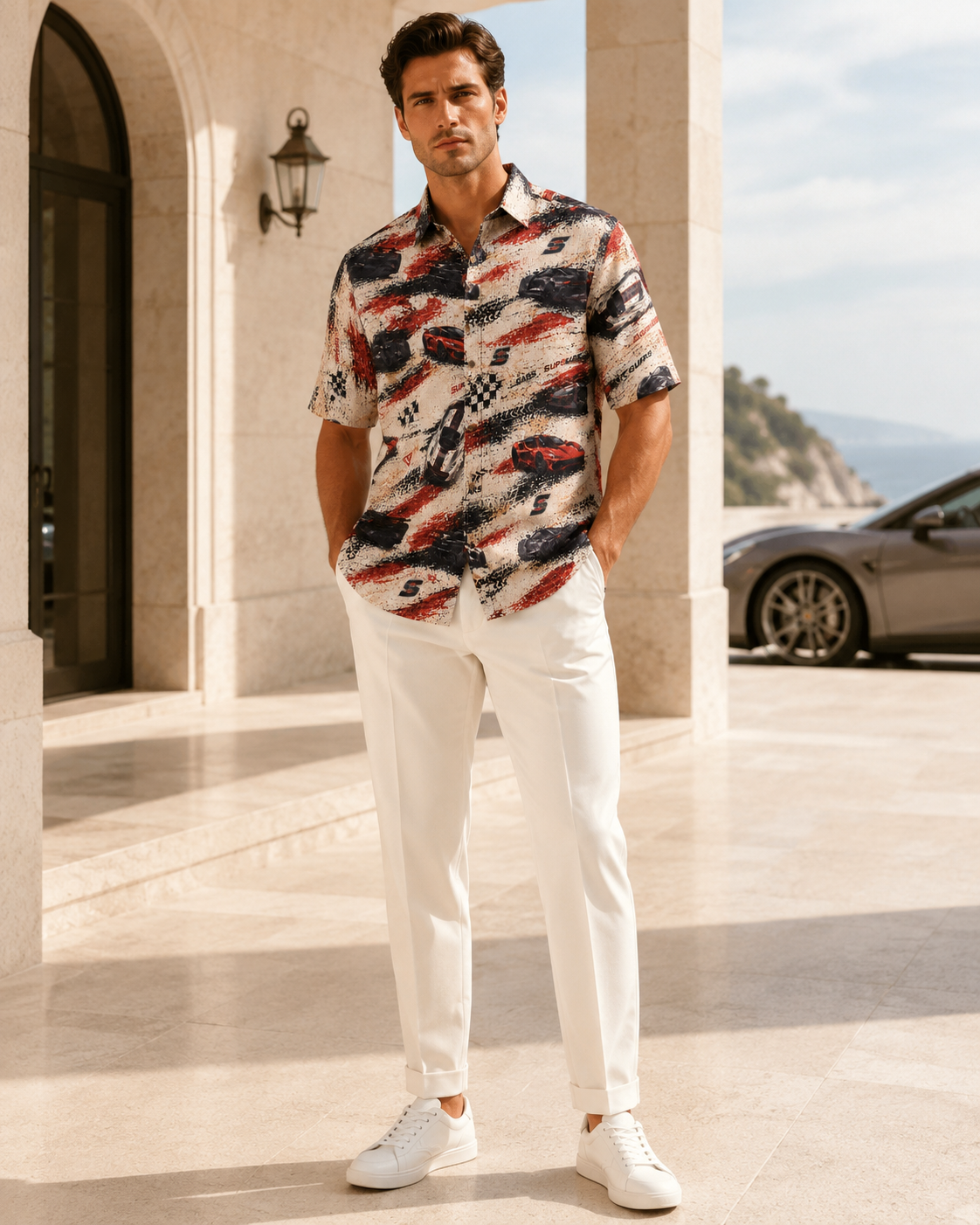 Velocity Supercar Print Shirt