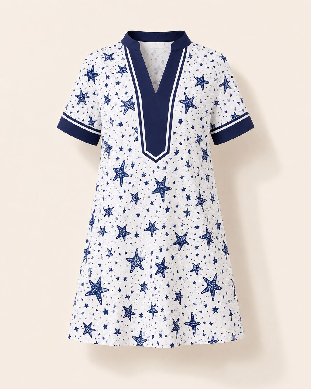 Aegean Star Cotton Dress