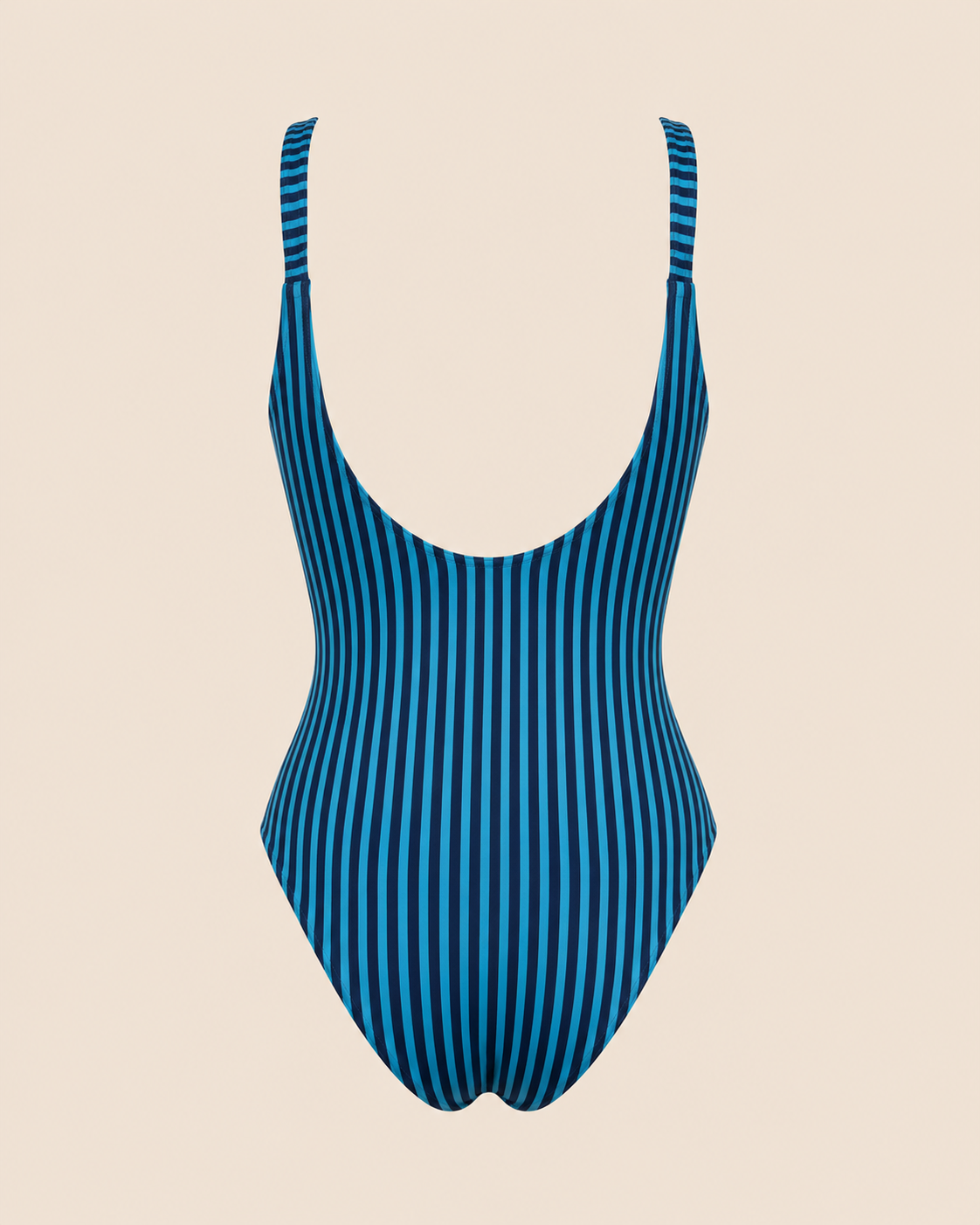 Azure Line Scoop One-Piece Swimsuit