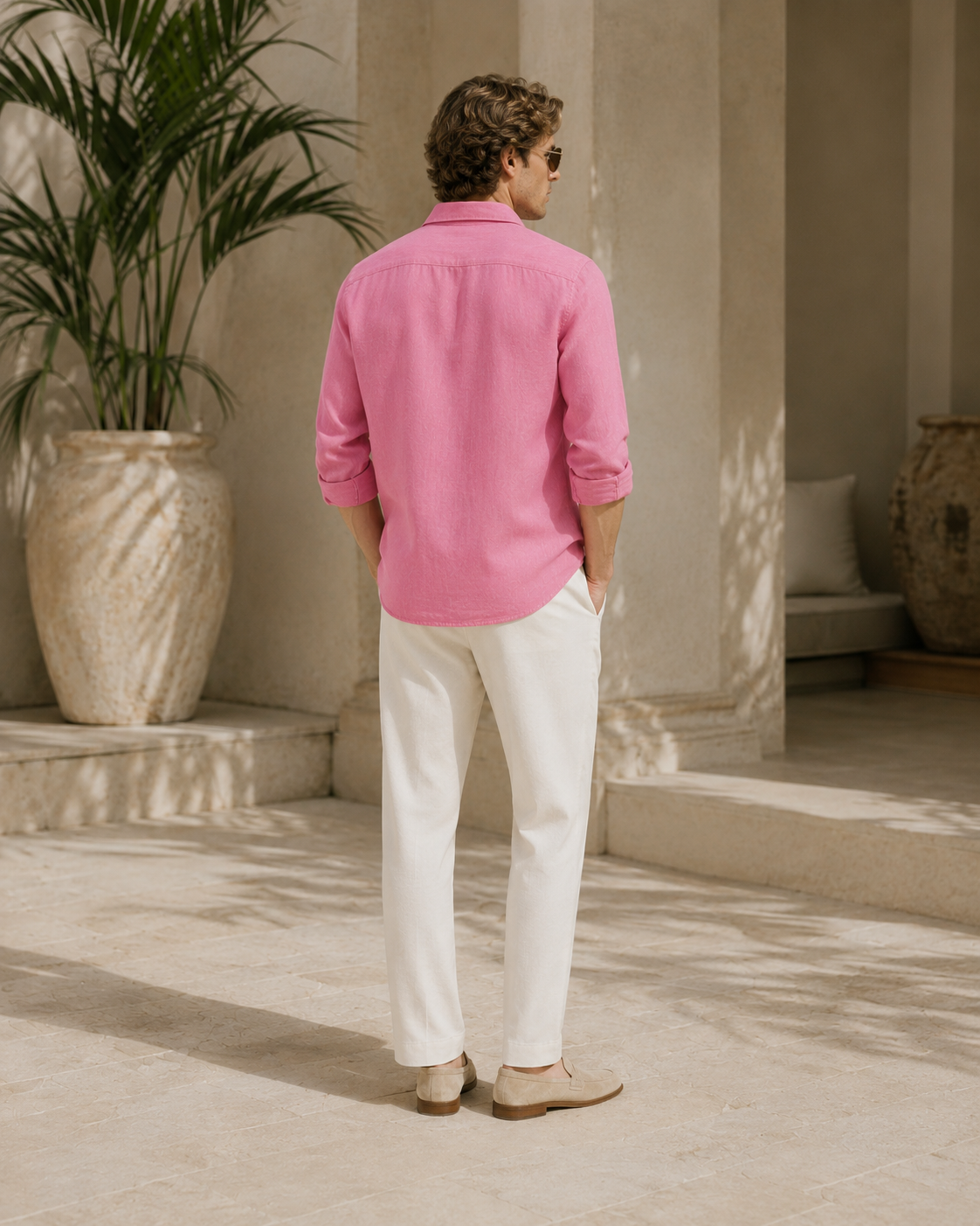 Men’s Cotton Blend Resort Shirt – 70% Cotton / 30% Polyester