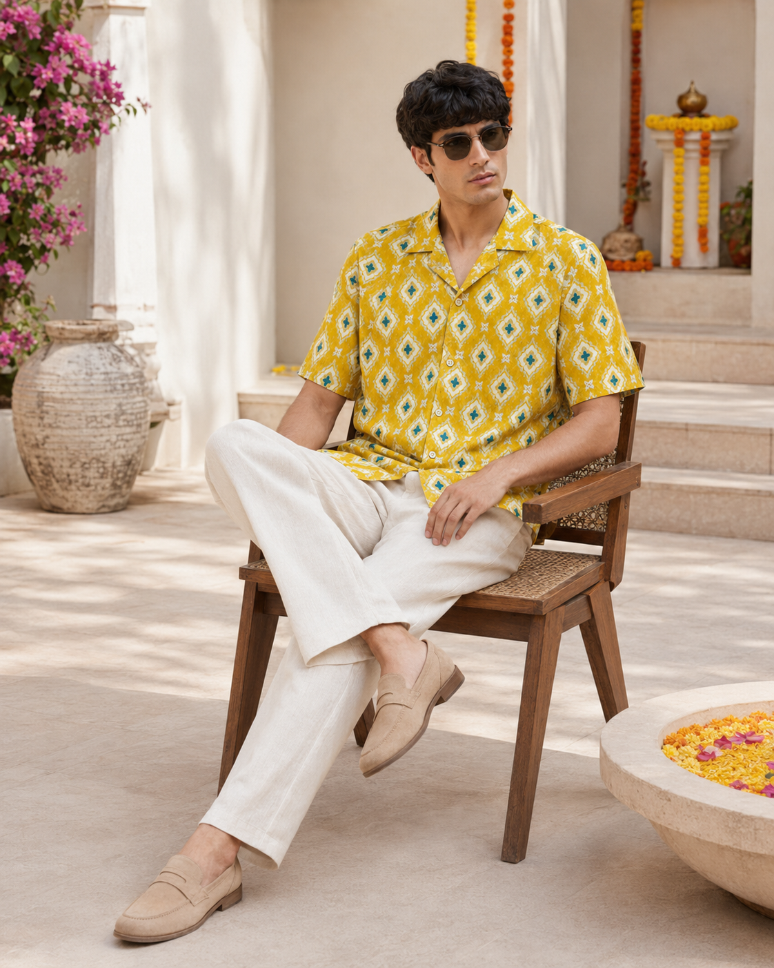 Aegean Mosaic Resort Shirt