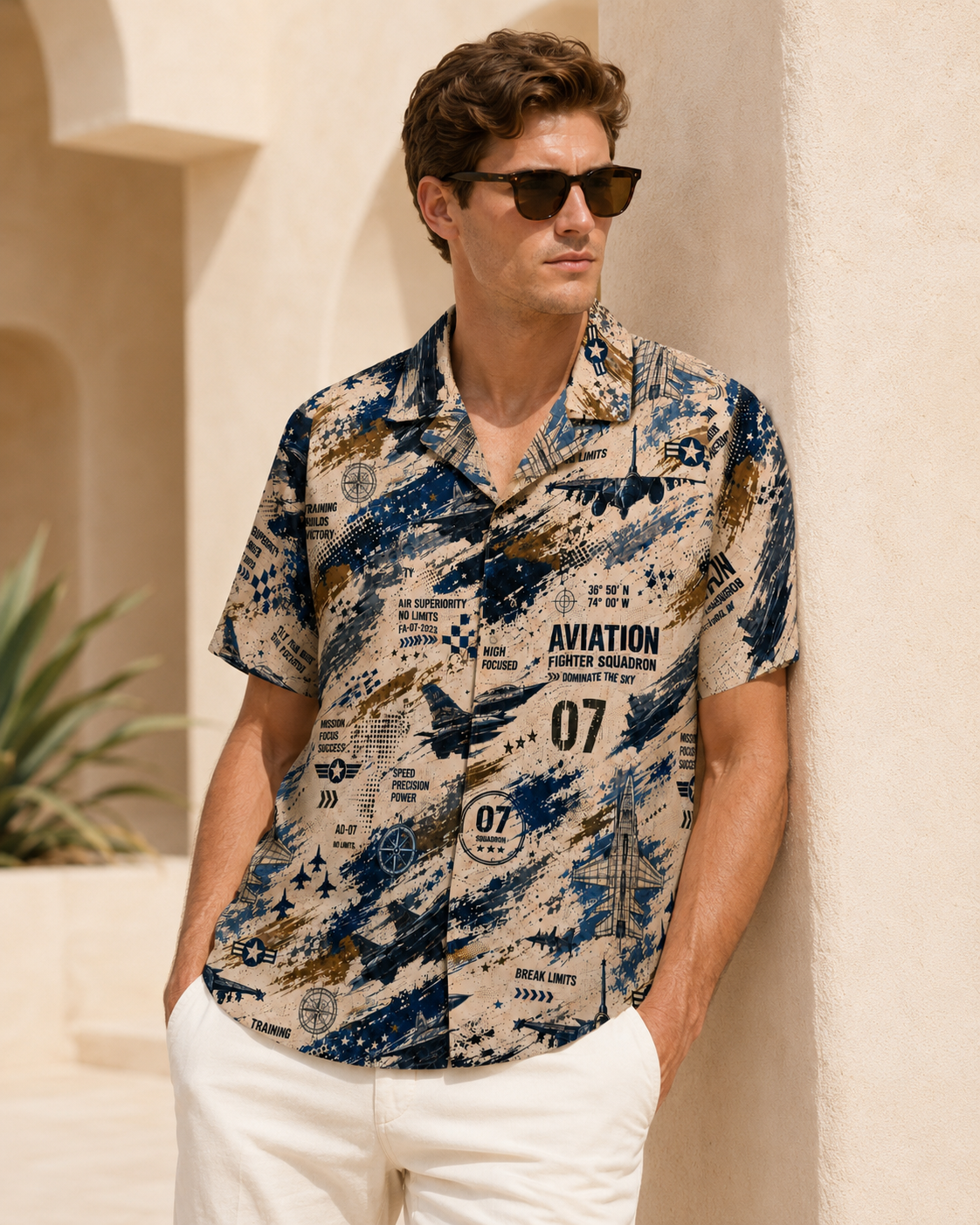 Aviation Squadron Resort Men's Shirt
