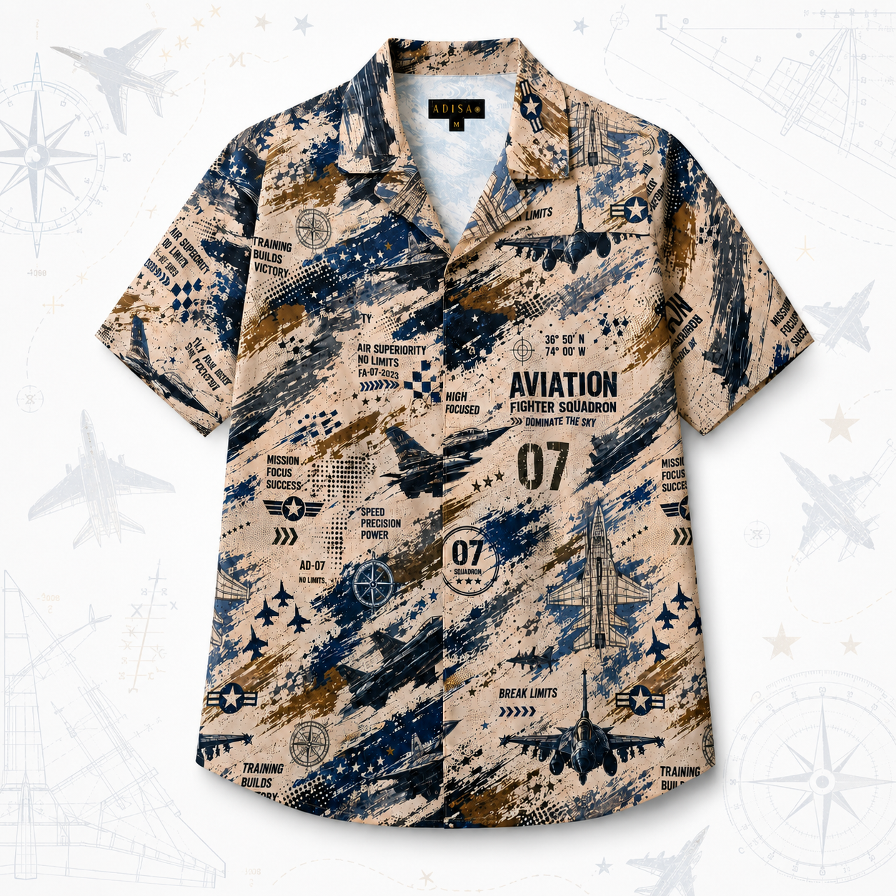 Aviation Squadron Resort Men's Shirt