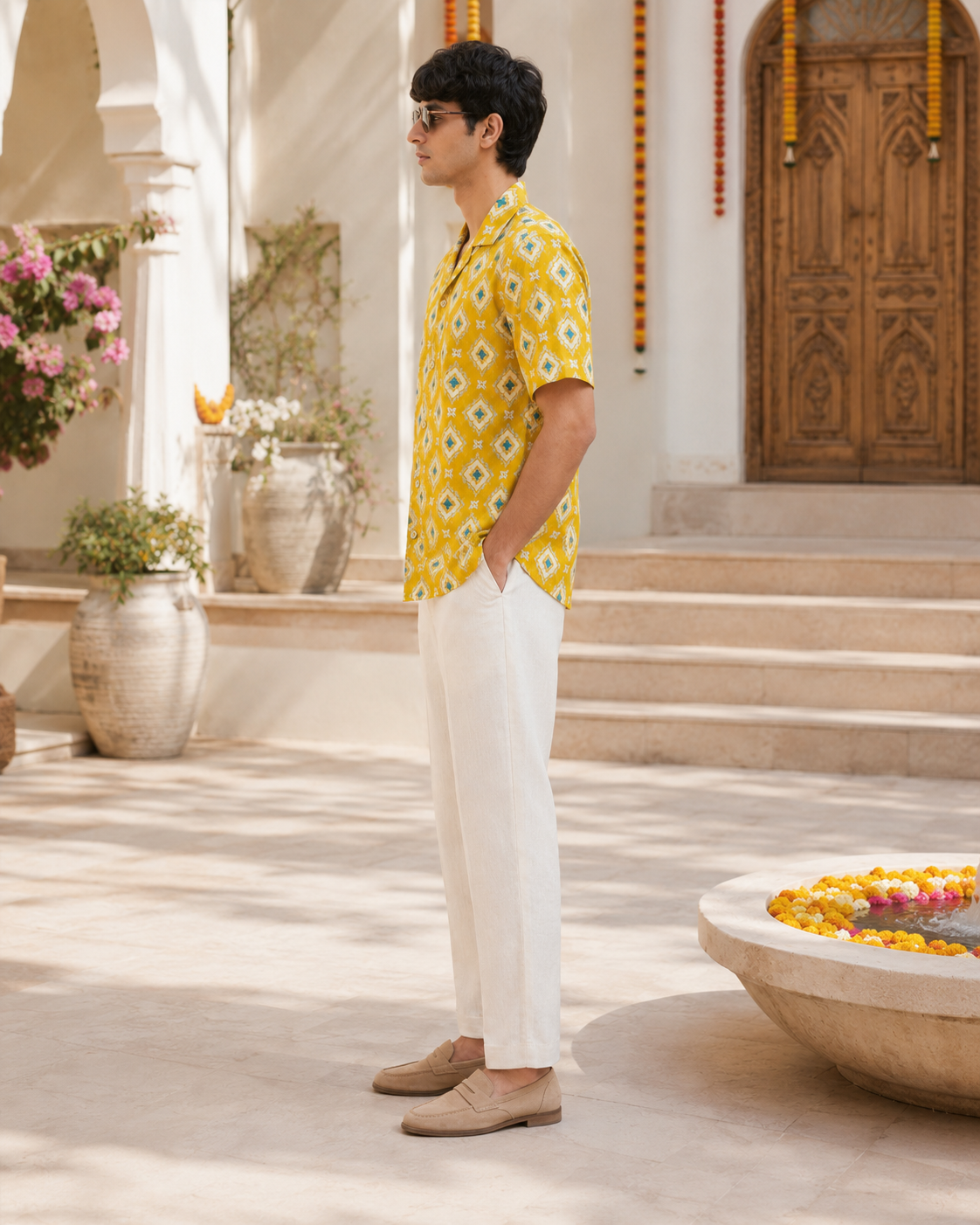 Aegean Mosaic Resort Shirt