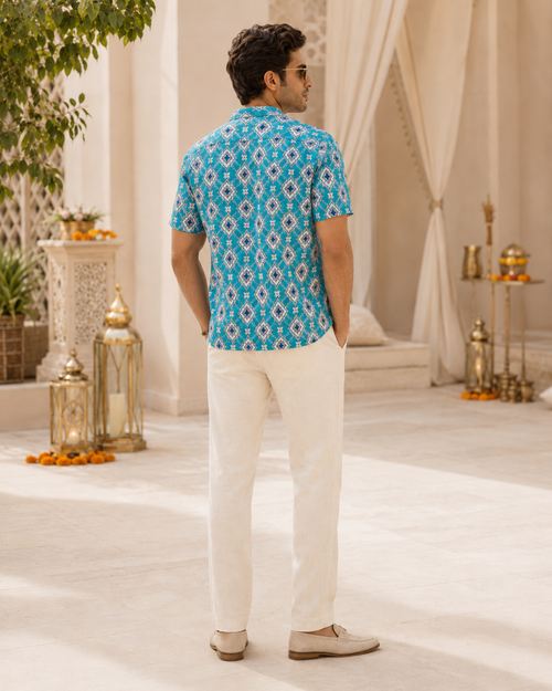 Aegean Mosaic Resort Shirt
