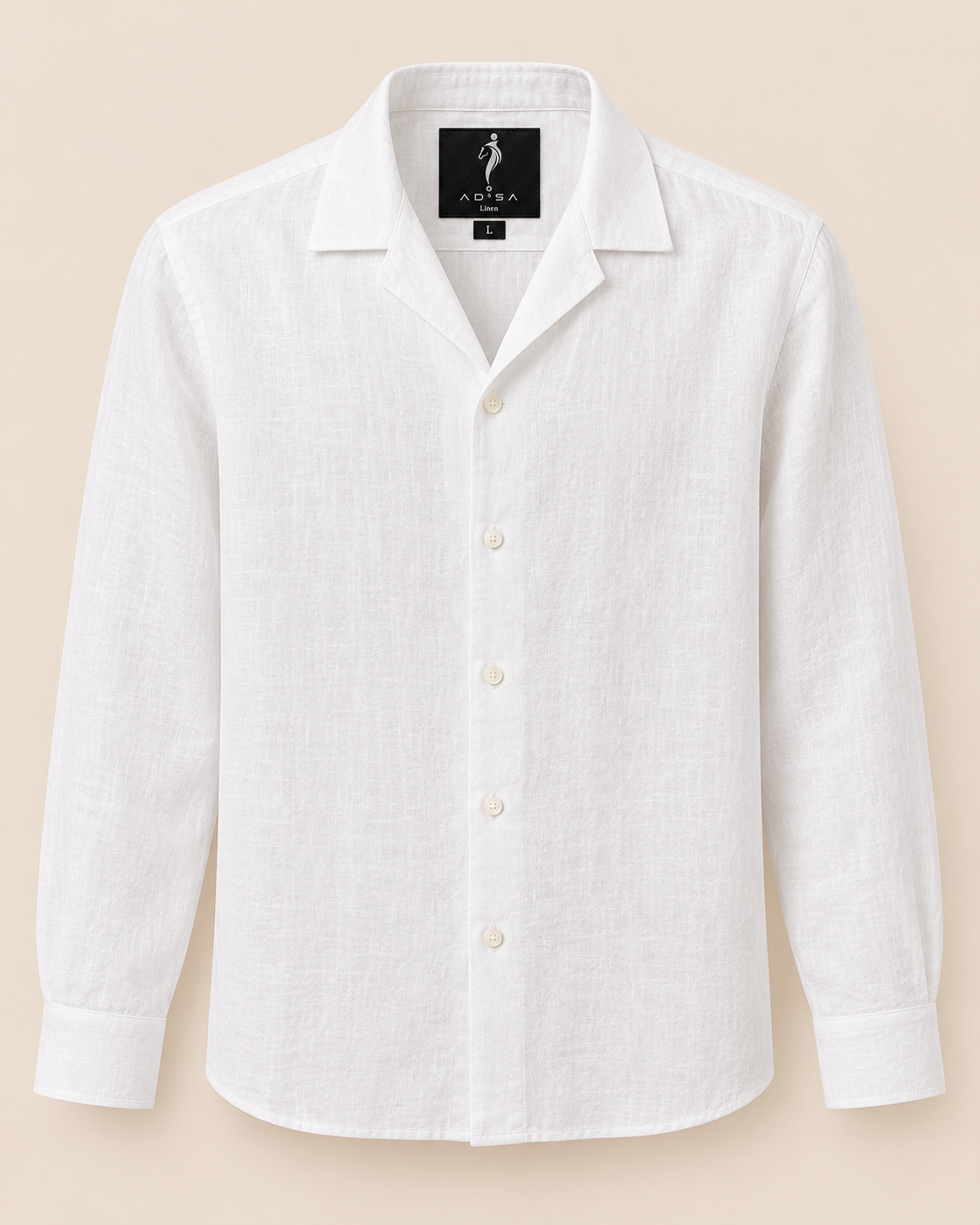 AD°SA 40 Lea Linen Camp Shirt — Premium Solid Collection