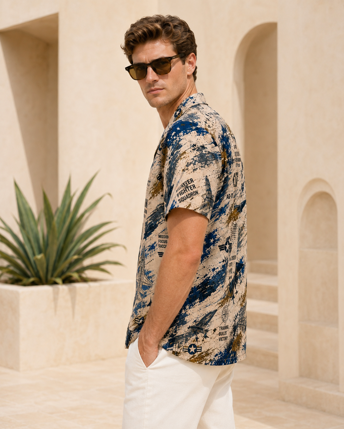 Aviation Squadron Resort Men's Shirt