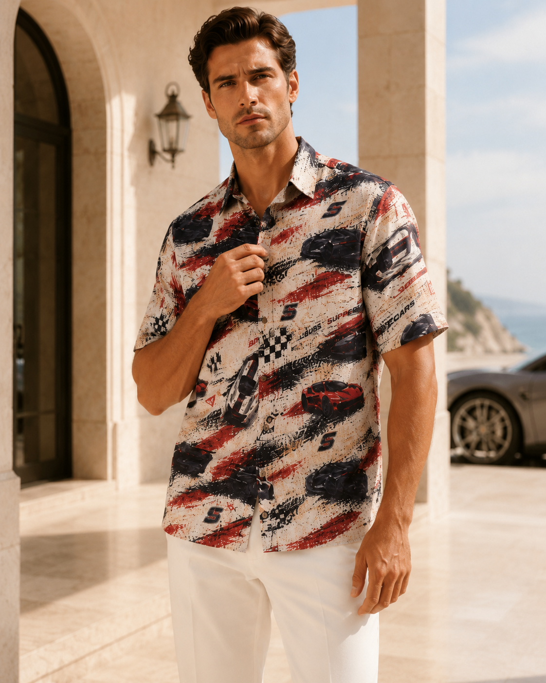 Velocity Supercar Print Shirt